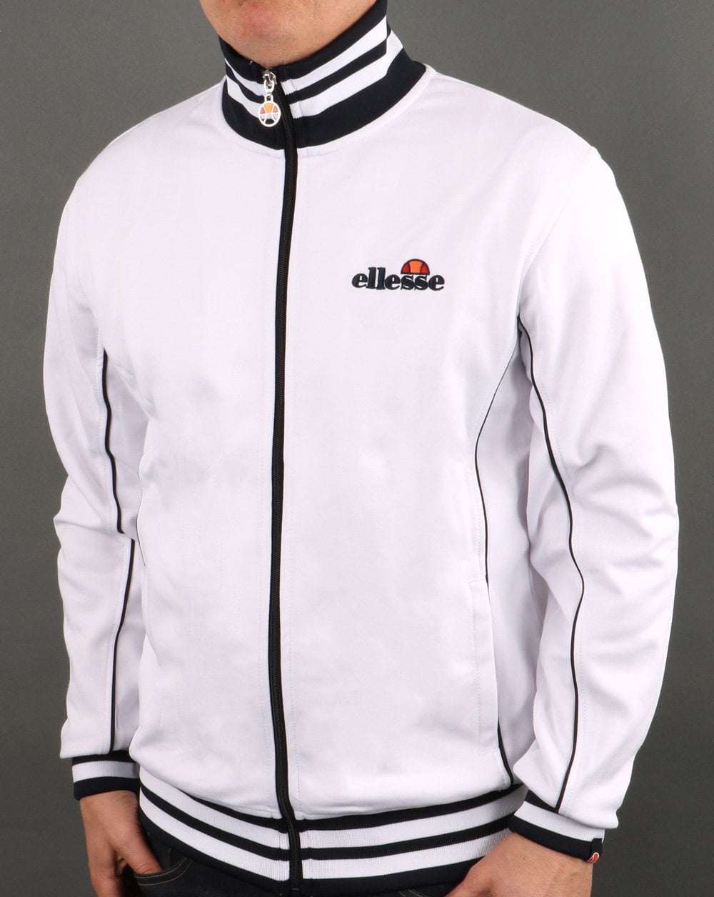 Ellesse – Milano Trainingsjacke in Weiß