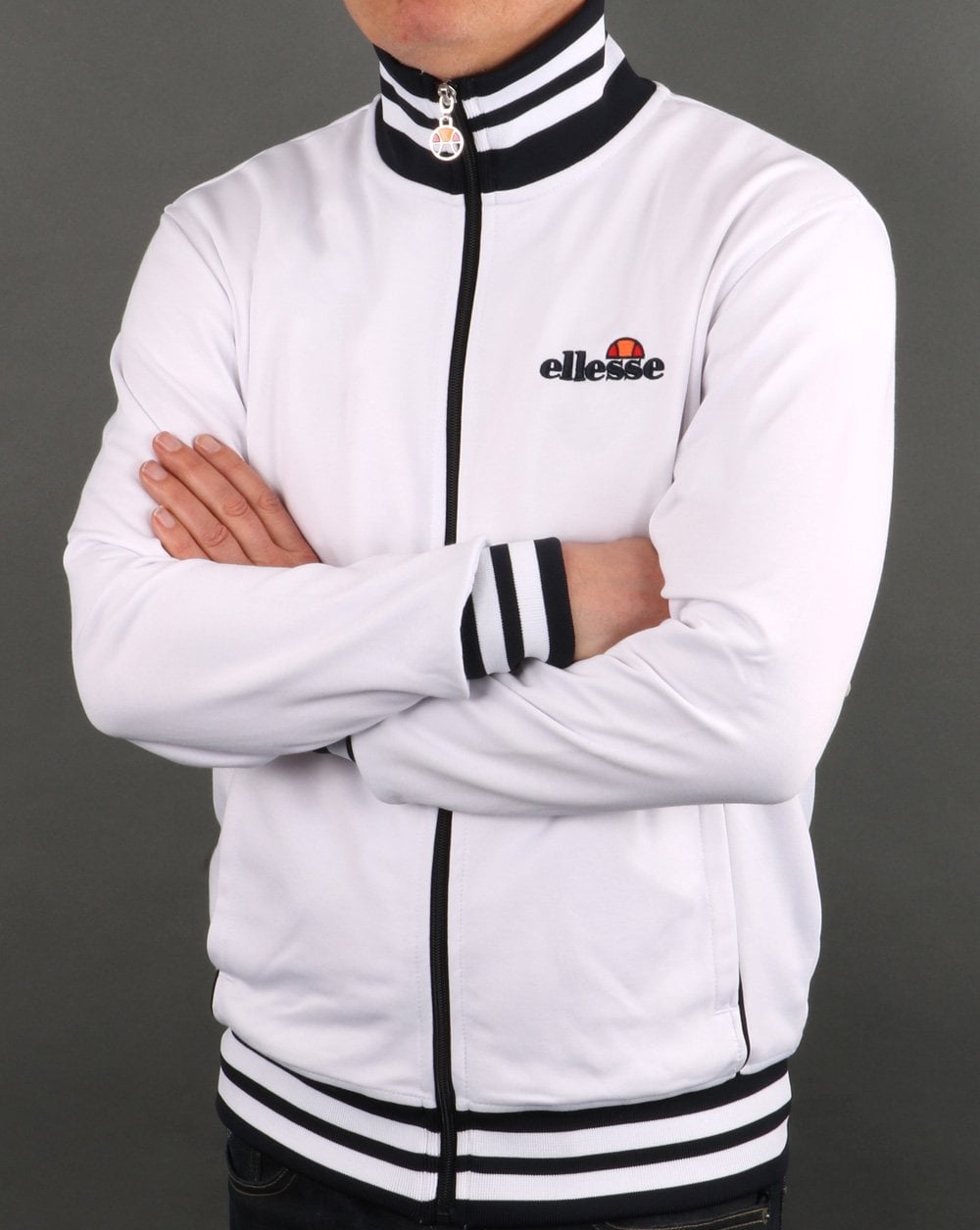 Ellesse Milano Track Top White
