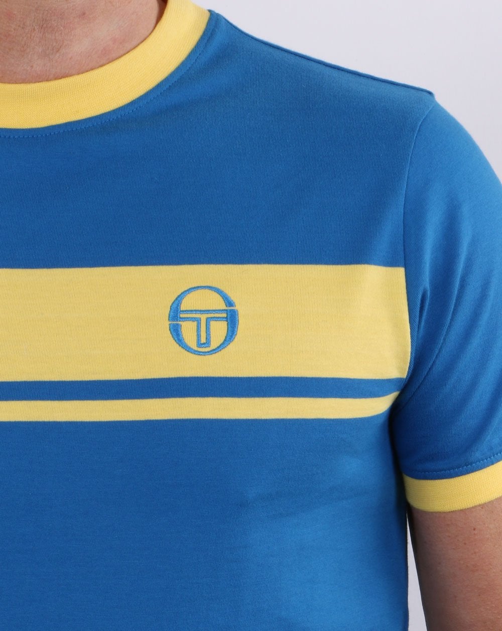 Sergio Tacchini Masters T Shirt Royal/yellow