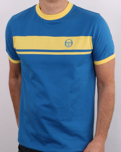 Sergio Tacchini Masters T-Shirt Royal/Gelb