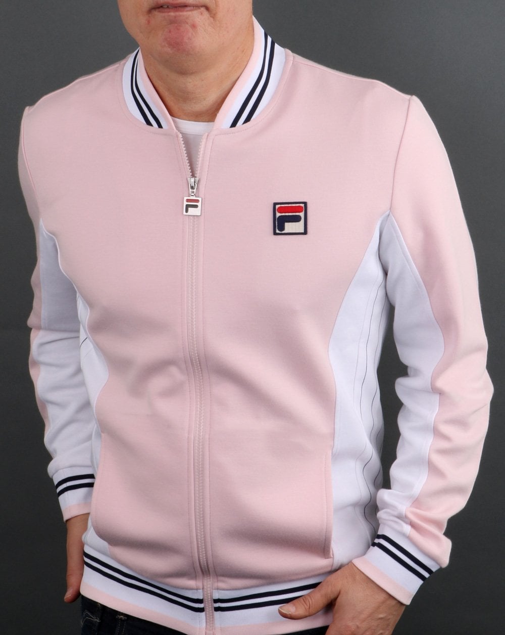 Fila Vintage Settanta Trainingsjacke Pink Exklusiv Pro F