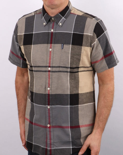 Barbour Douglas Short Sleeve Shirt Dress Tartan