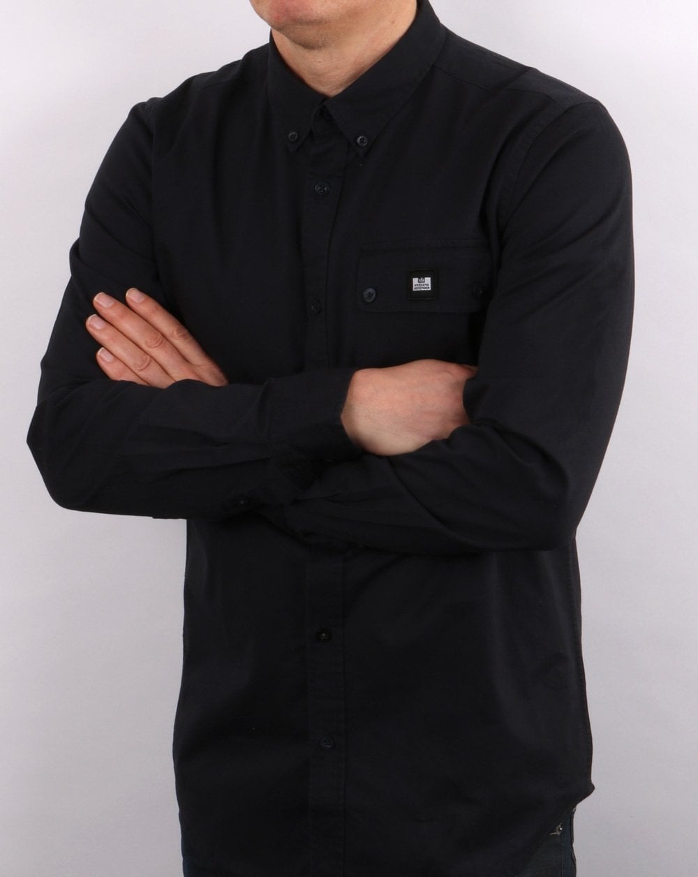 Weekend Offender Postiano Hemd Marineblau