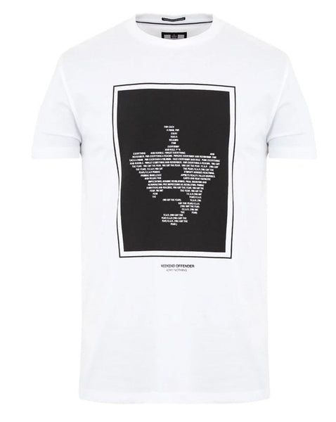 Weekend Offender F.E.A.R T-shirt White