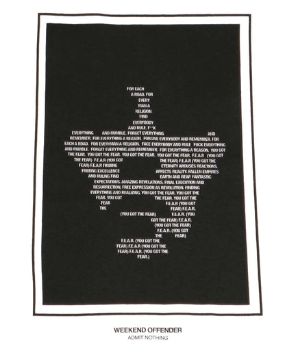Weekend Offender FEAR T-Shirt Weiß