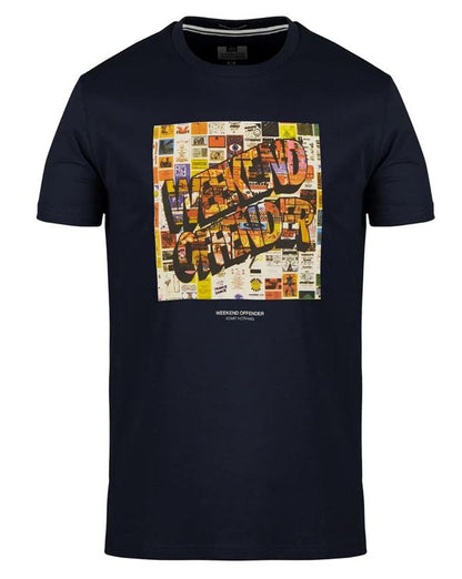 Weekend Offender Thrills T-Shirt Marineblau