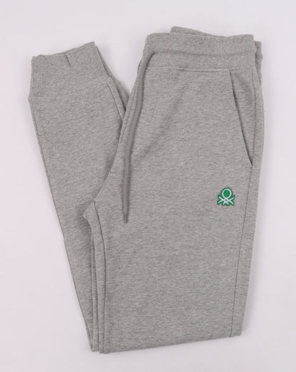 Benetton Fleece-Sweathose Grau
