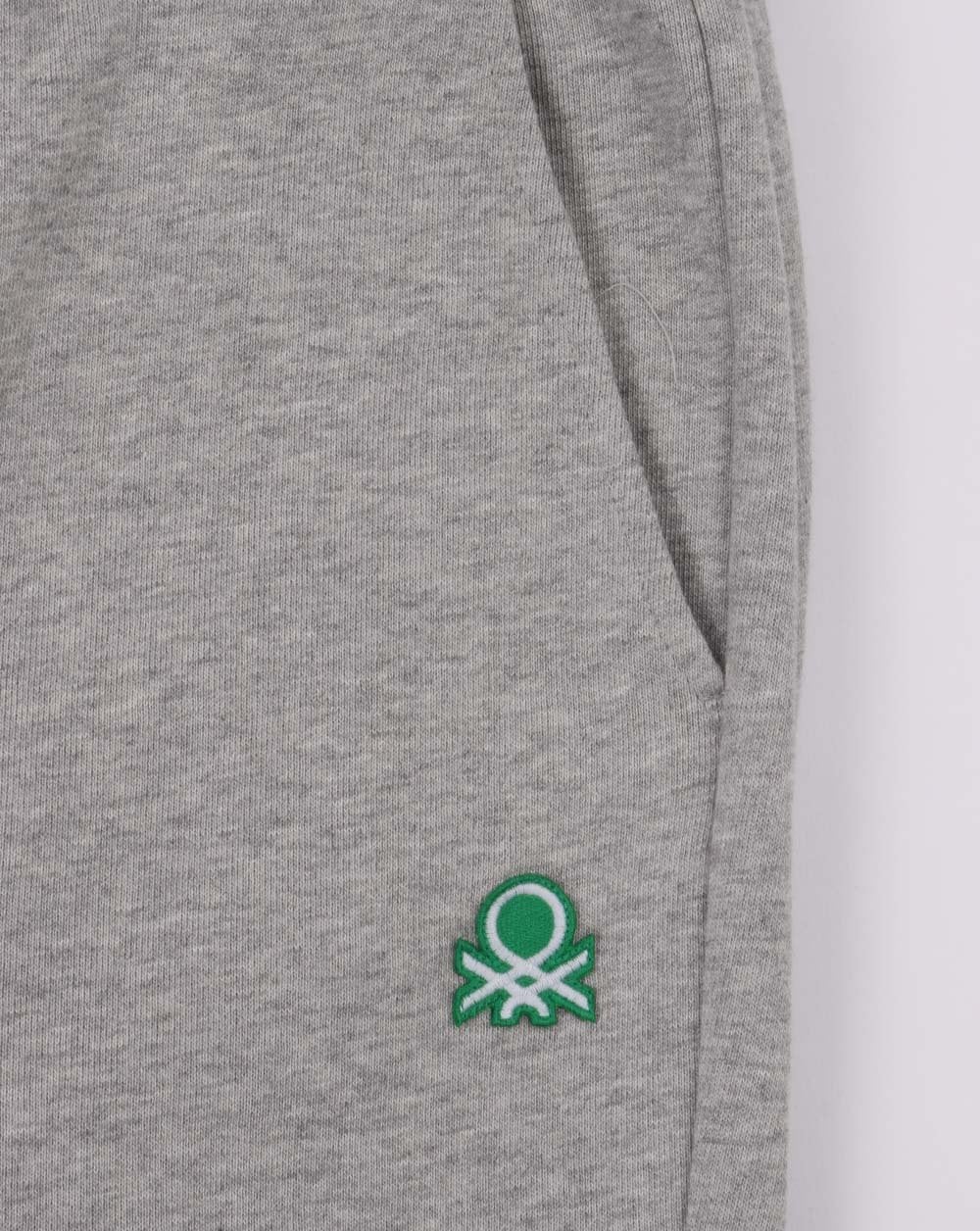 Benetton Fleece-Sweathose Grau