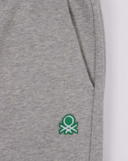 Benetton Fleece-Sweathose Grau