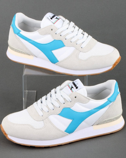 Diadora Camaro Trainer Weiß/Cyan