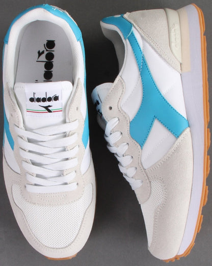 Diadora Camaro Trainer Weiß/Cyan