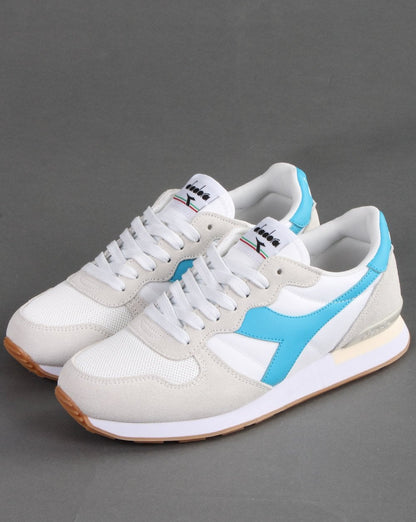 Diadora Camaro Trainer Weiß/Cyan