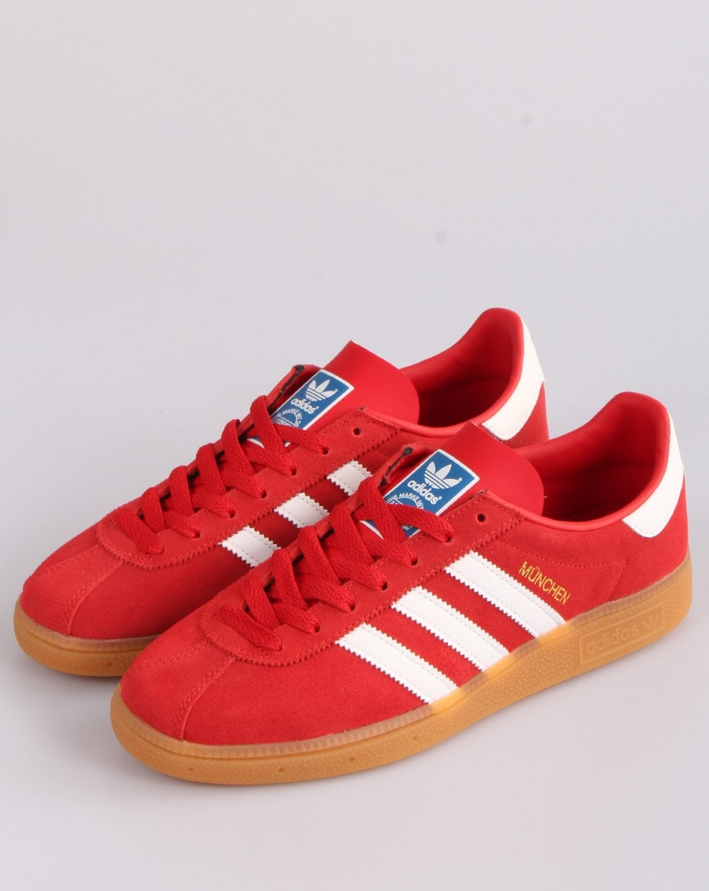 Adidas München Sneakers Rot/Weiß