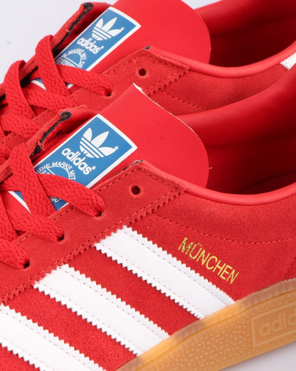 Adidas München Sneakers Rot/Weiß