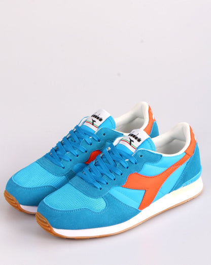 Diadora Camaro Sneakers Leuchtendes Blau/Dunkelorange