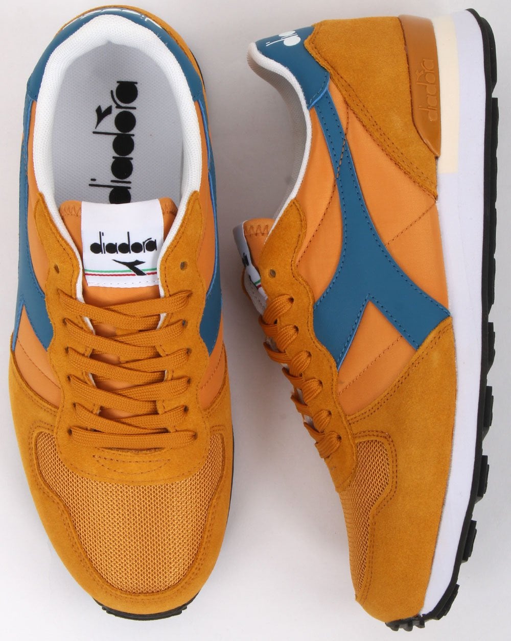 Diadora Camaro Trainers Golden yellow/ Blue