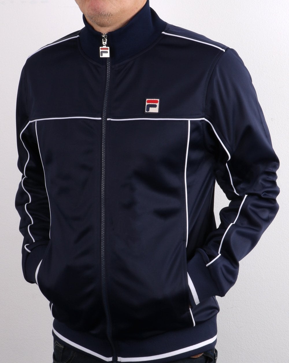 Fila Vintage Terry Trainingsjacke, Marineblau