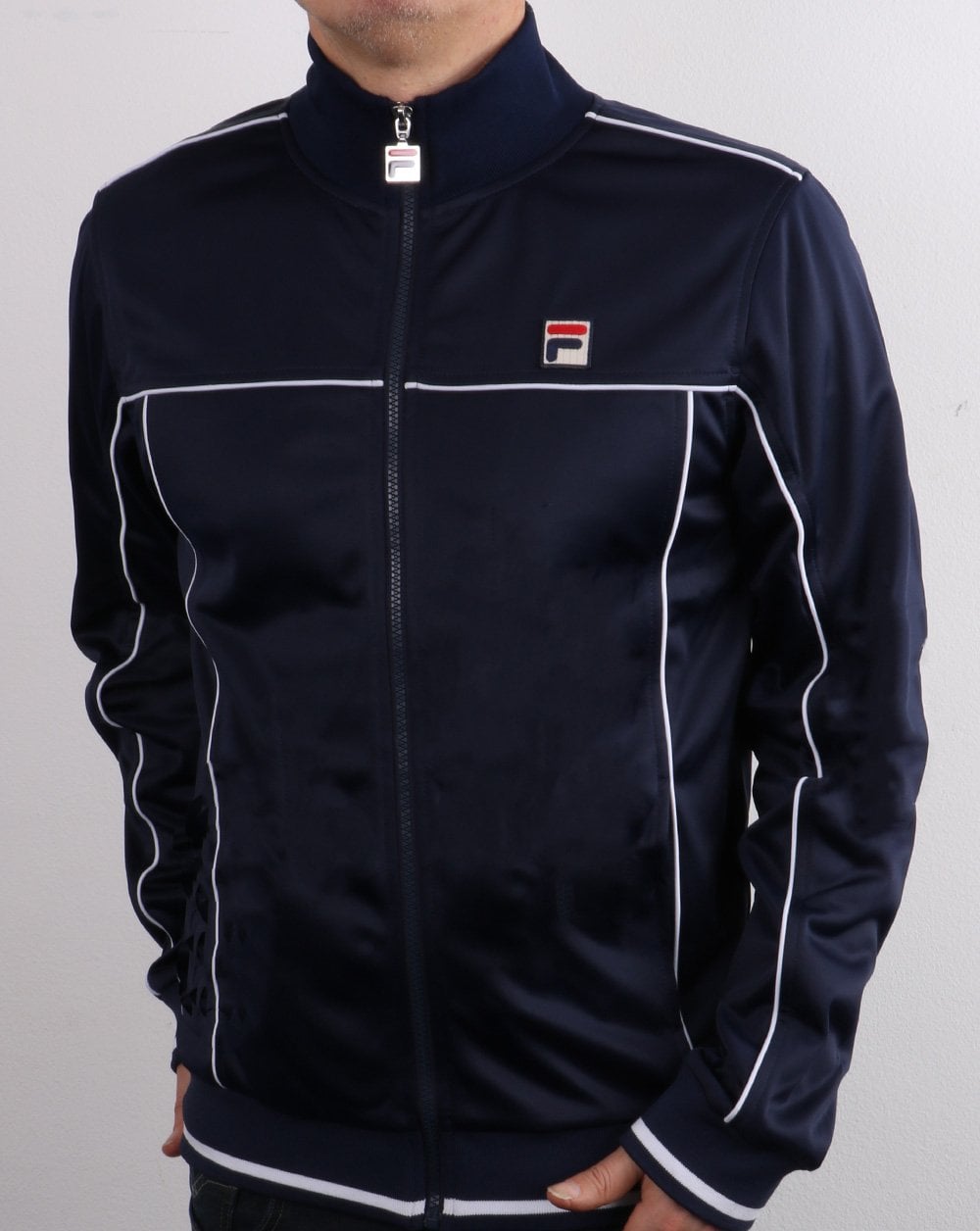 Fila Vintage Terry Trainingsjacke, Marineblau