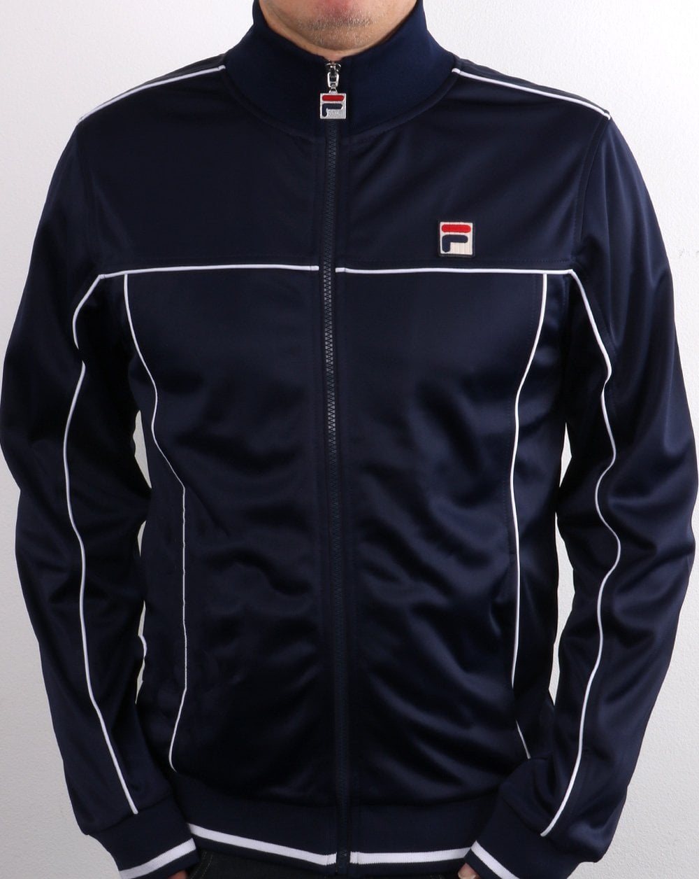 Fila Vintage Terry Track Top Navy
