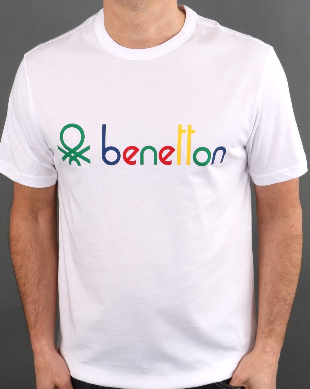 Benetton Classic Logo T-shirt White