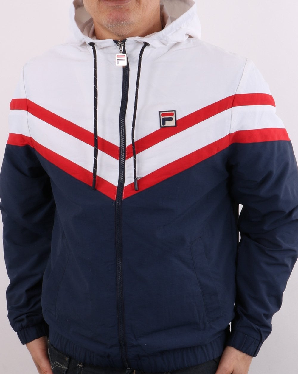 Fila Vintage Rugger Jacket Navy/White