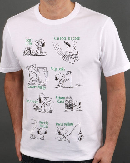 Benetton Snoopy T-Shirt Weiß