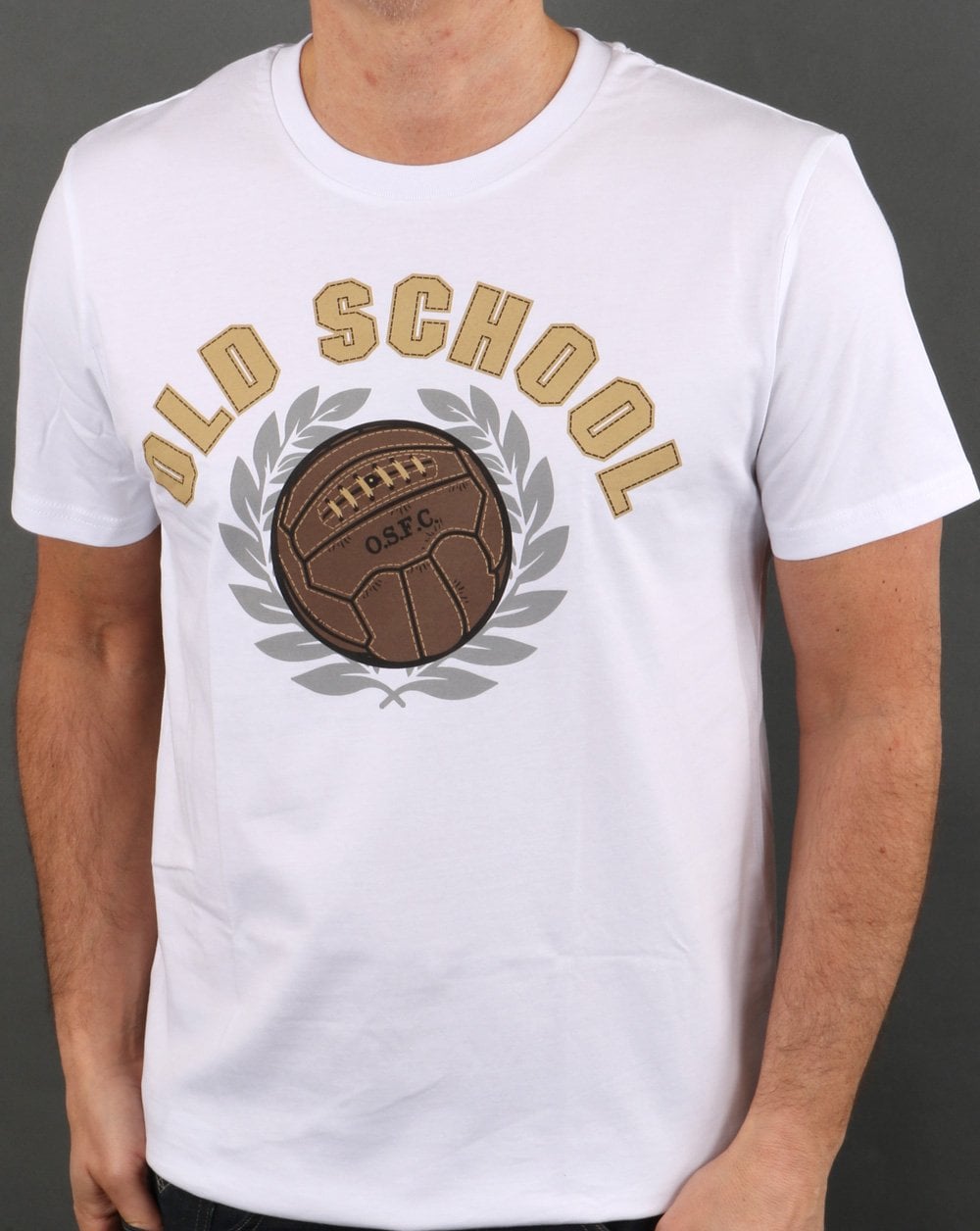 Old School FC T-Shirt Weiß