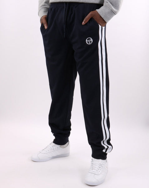 Sergio Tacchini Twin Stripe Track Pants Navy/White