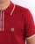 Gabicci Vintage Lineker Polo Berry Red