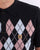 Gabicci Vintage Diamond Argyle Knit Navy