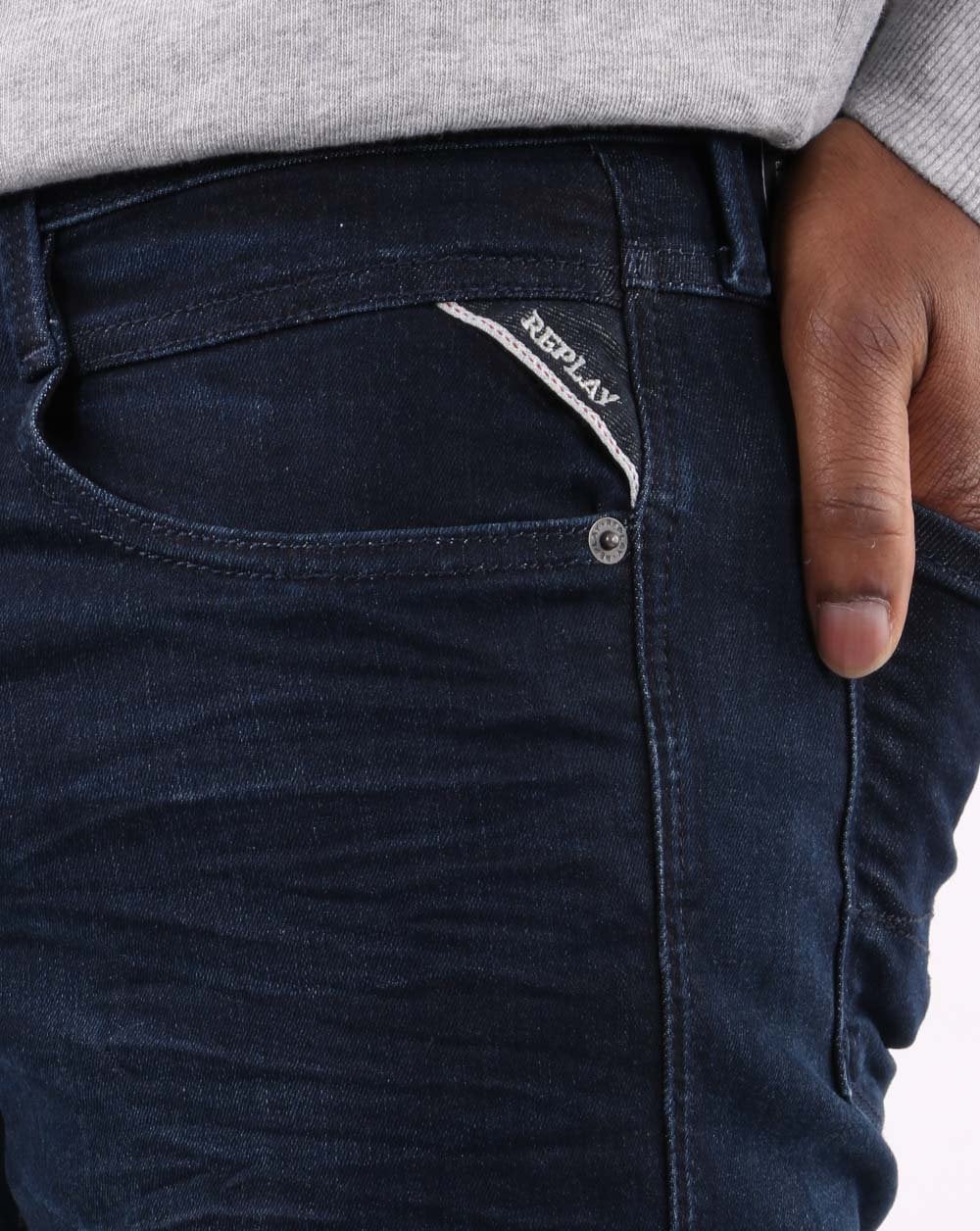 Replay Anbass Jeans Dunkelblau