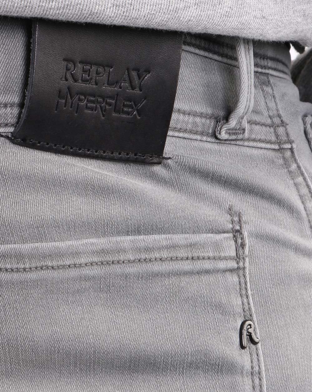 Replay Anbass Jeans Hyperflex Grau