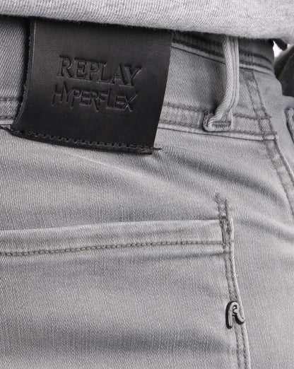 Replay Anbass Jeans Hyperflex Grau