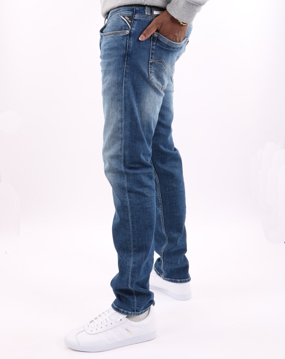 Replay Grover Jeans Mittelblau