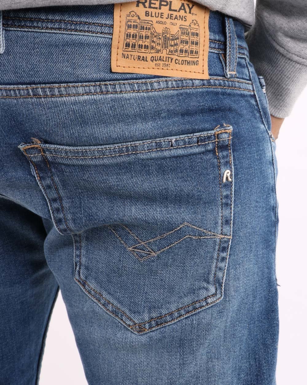 Replay Grover Jeans Mittelblau