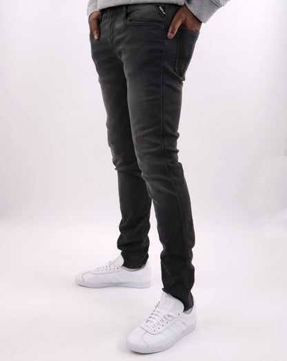 Replay Anbass Hyperflex Re-Used Jeans Mittelgrau