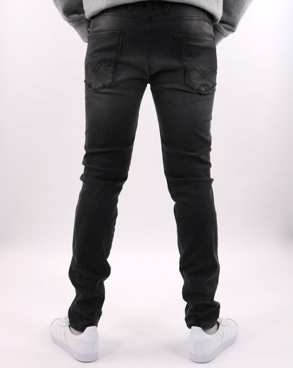Replay Anbass Hyperflex Re-Used Jeans Mittelgrau
