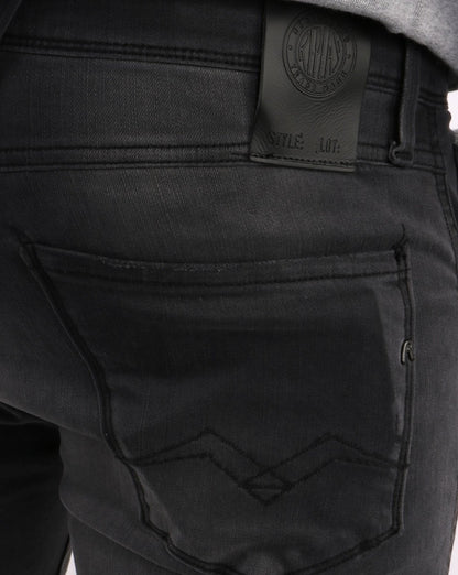Replay Anbass Hyperflex Re-Used Jeans Mittelgrau