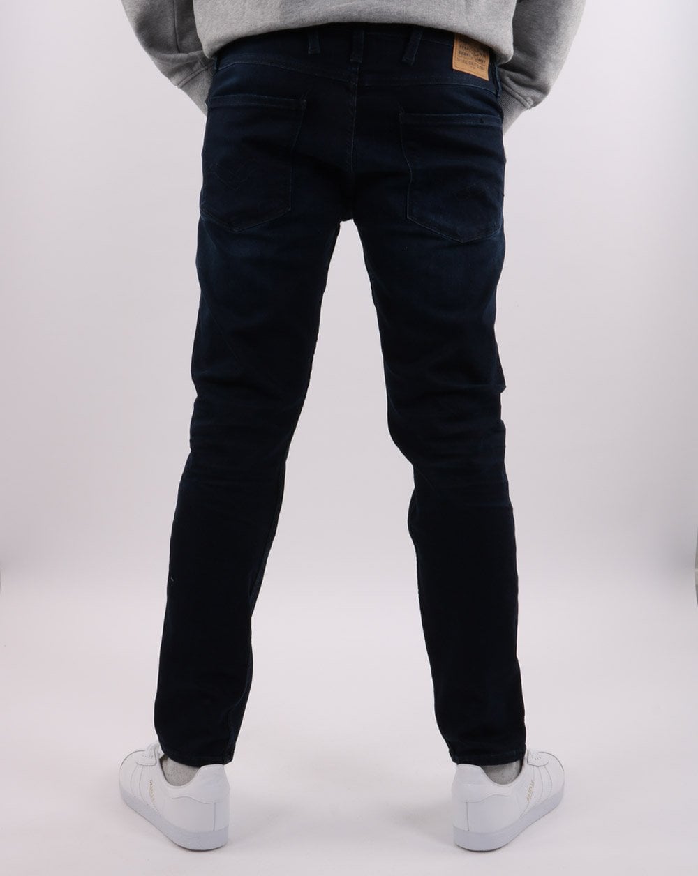 Replay Anbass Hyperflex Re-used Jeans Dunkelblau