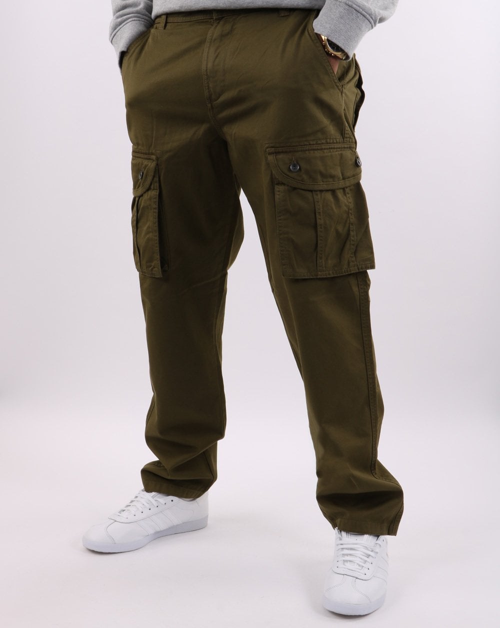 Benetton Combat Pants Khaki Green