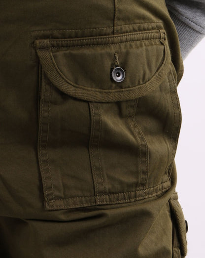 Benetton Kampfhose Khakigrün