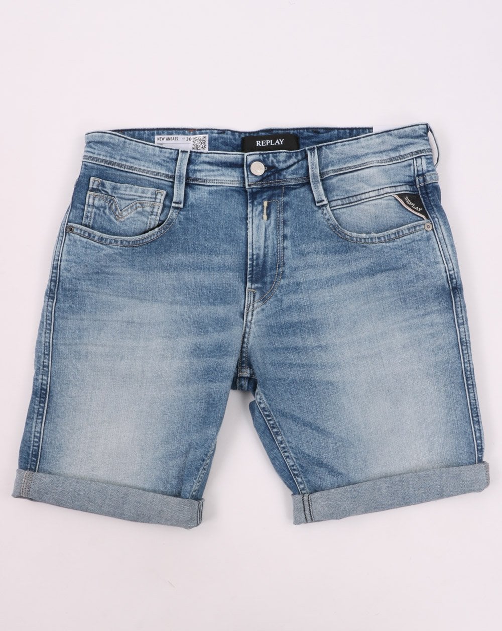 Replay Anbass Bio Shorts Light Blue