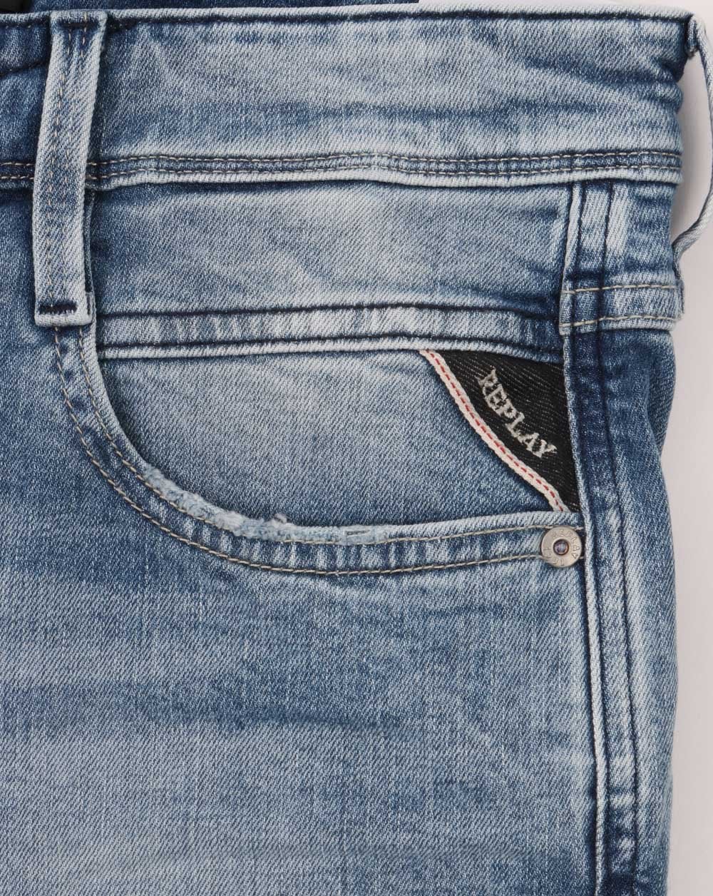 Replay Anbass Bio Shorts Light Blue