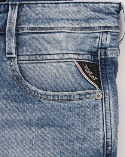 Replay Anbass Bio Shorts Hellblau