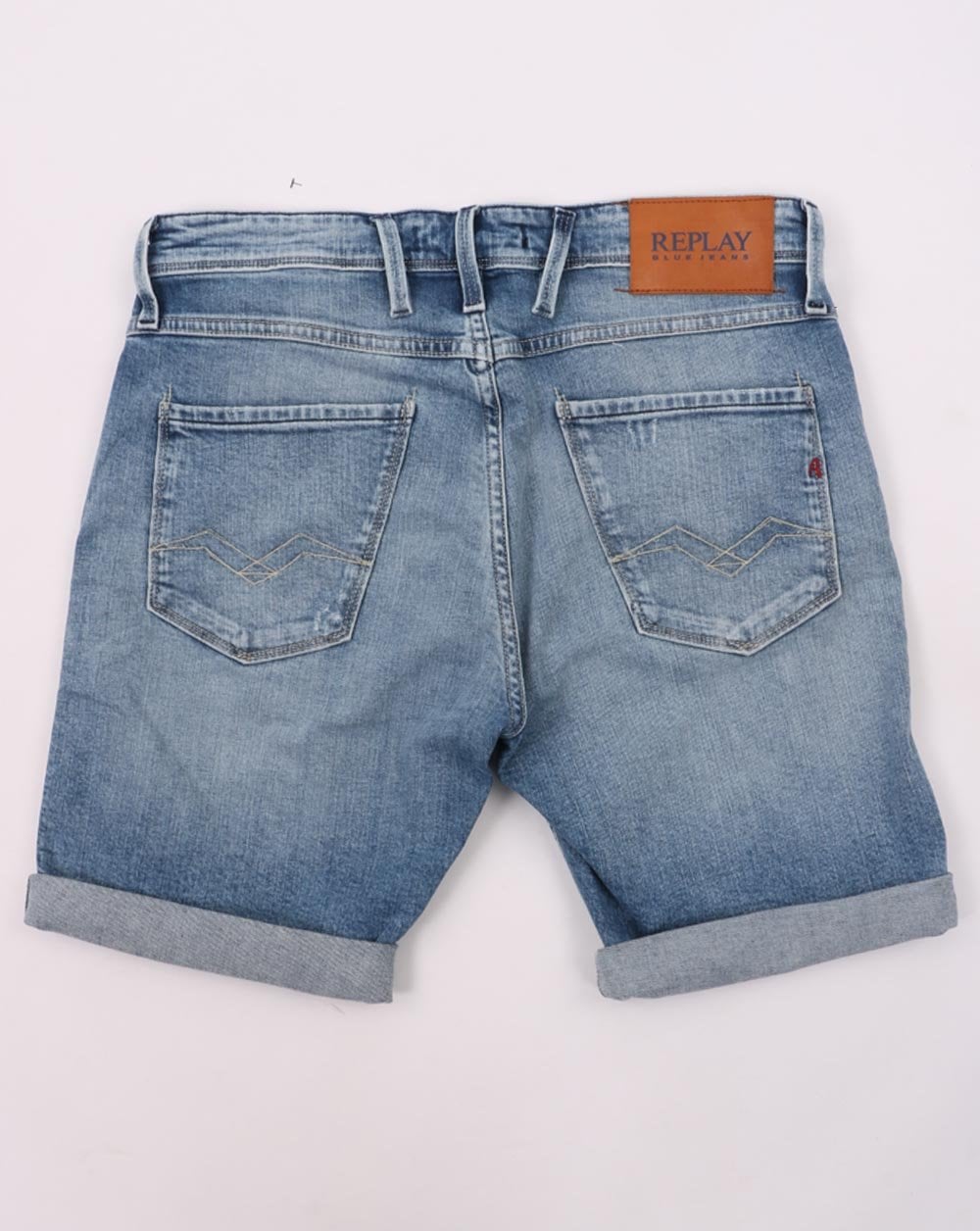 Replay Anbass Bio Shorts Hellblau