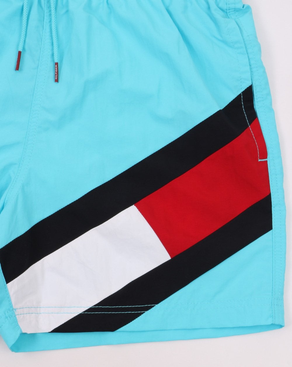 Tommy Hilfiger – Badeshorts mit Kordelzug, Fresh Aqua