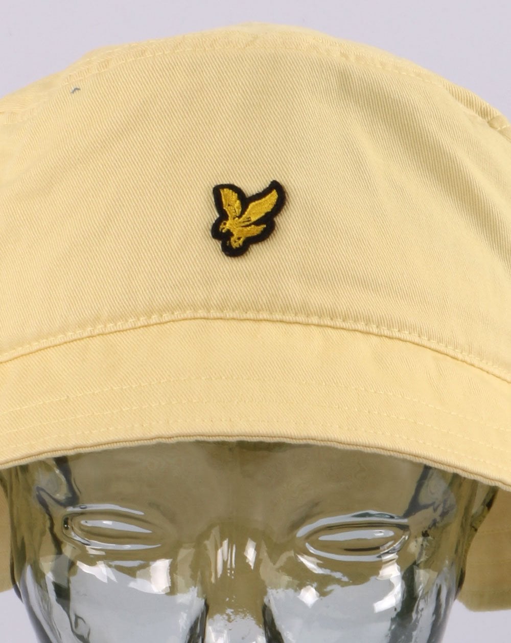 Lyle And Scott Fischerhut aus Baumwolltwill in Zitronengelb