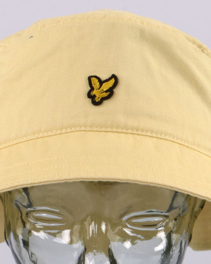 Lyle And Scott Fischerhut aus Baumwolltwill in Zitronengelb