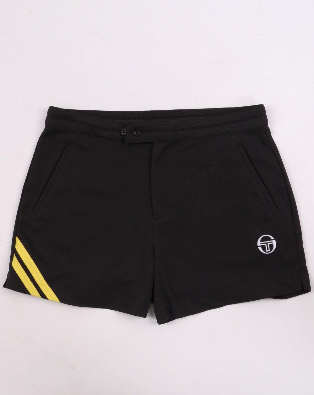 Sergio Tacchini Time Shorts Anthrazit/Gelb