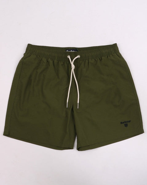 Barbour Logo Swim Shorts Olive